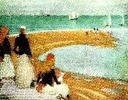 Philip Wilson Steer stranden vid walberswick USA oil painting artist
